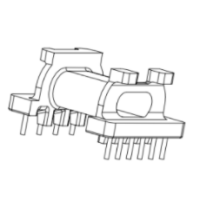 HXB-EPC1708 EPC17直插卧式4+6针