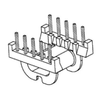 HXC-EPC1701-1 EPC17直插卧式5+5针