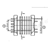 HX-EPC19六槽海鸥脚卧式4+6针