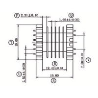 HXH-EPC19六槽L脚卧式4+6针