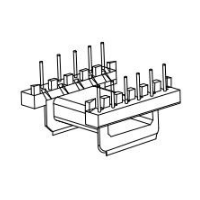 HXW-EPC2701 EPC27单槽直插卧式5+6针