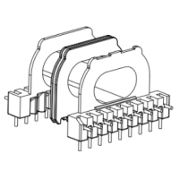 HXB-EPC4601 EPC46双槽七字针卧式9+9针(配HXX-EPC4601A/B外壳)