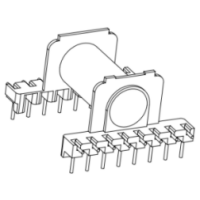 HXB-ER3538 EC35 ER35 七字针L脚卧式8+8针