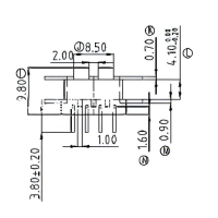 HXL-EQ25L脚立式4+0针
