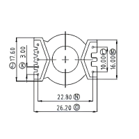 HXL-EQ25直插立式2+5针