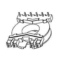 HXX-PQ3801-3 PQ38 PQ3813七字针L脚弯脚立式4+6针