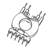 HXX-PQ3802-1 PQ38 PQ3813螃蟹脚L脚弯脚立式4+6针