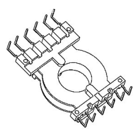 HXX-EQ3601-6P EQ36安规螃蟹脚立式6+6针