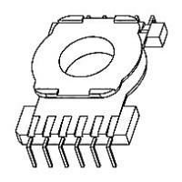 HXX-EQ4015-1L  EQ40安规L脚立式6+6针