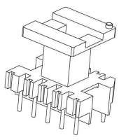 金达成-EI-2203 EI22立式(5+5PIN)针径Φ0.8脚距4.0排距10.0幅宽9.7