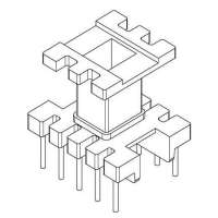 金达成-EI-1645 EI16立式(5+5PIN)针径Φ0.6脚距3.2排距10.5幅宽8.6