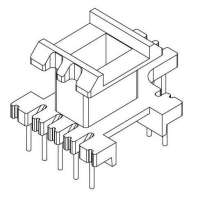 金达成-EI-1606 EI16立式(5+2+2PIN)针径Φ0.6脚距5.5 3.0排距21.0 13.8幅宽6.7