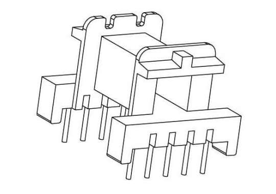 金达成-EF-2513 EF25卧式(5+5PIN)针径Φ0.8脚距4.0排距20.0幅宽15.5