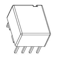 金达成-BASE-027 BASE(4+4PIN)针径□0.5脚距2.5排距10.0