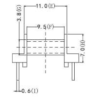 EFD15卧式(4+4PIN)