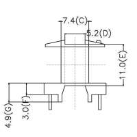 MX-1901-1\EI19立式(5+5PIN)