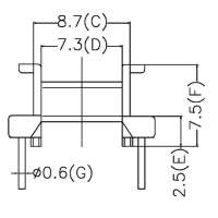 EPC1302\EPC13卧式(5+5PIN)