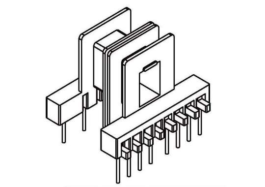 DY-EE-2813/EE-28卧式(5+8)PIN