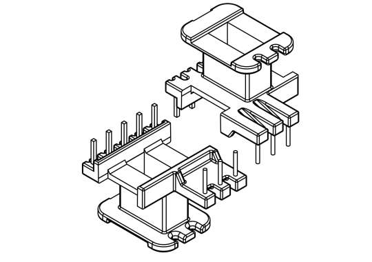 SR-EE-1921/EE-19立式(5+2)PIN