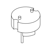 HX-010 磁环底座 1+1针 BASE