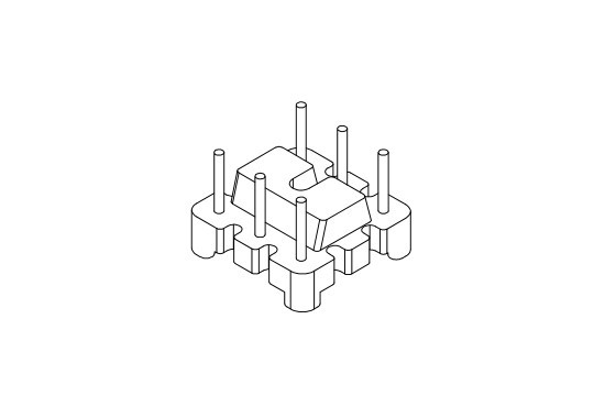 HX-012 磁环底座 3+3针 BASE