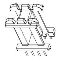 EE-1503 EE15 ED15 卧式4+4 排距10 脚距3 槽宽6.50 自家新模