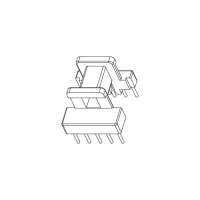 EE-1614 EE16卧式5+5加宽排距15.5脚距3.2