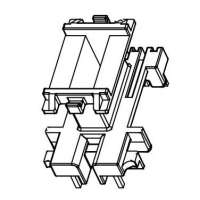 EE-1628-2  EE16立式5+2 排距22.20 脚距3.0 3.5 8.0 槽宽8.00  新模