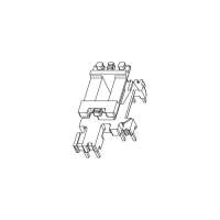 EE-1710 EE17立式5+2+2排距20.7脚距3.0/3.5