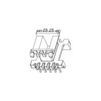 EE-1924-2 EE19 立式5+2排距21.0脚距3.0/4.5