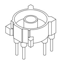 HX-017 磁环外壳底座 2+2+2针 BASE