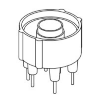 HX-035 磁环底座 2+2+2针 BASE
