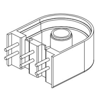 HX-063 磁环外壳底座 2+2+2针 BASE