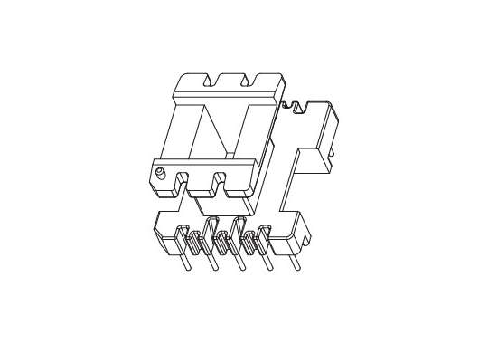 EI-2819 EE28立式5+4排距23.4脚距5.0
