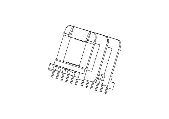 EI-4816 El48卧式双槽6+6排距27.5脚距5.0