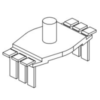 HX-068 磁环底座 无针 BASE