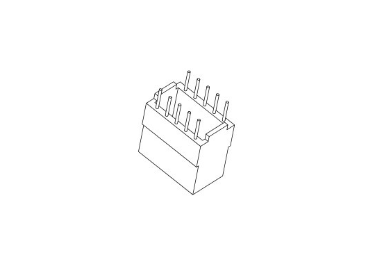 HX-076 磁环底座外壳 5+5针 BASE