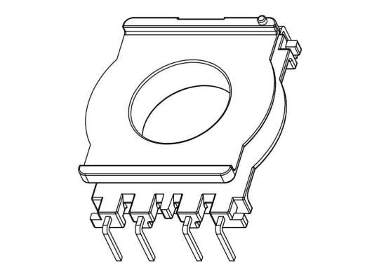 EQ-3808 EQ38立式4+4PIN 侧插排距21.8 脚距8.3 5.75
