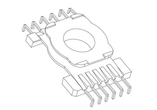 EQ-4015L-1 EQ40立式6+6 排距53.50 脚距5.0 槽宽4.80 L针