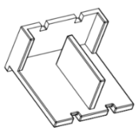 HXB-2400 BASE 底座外壳 2+2针