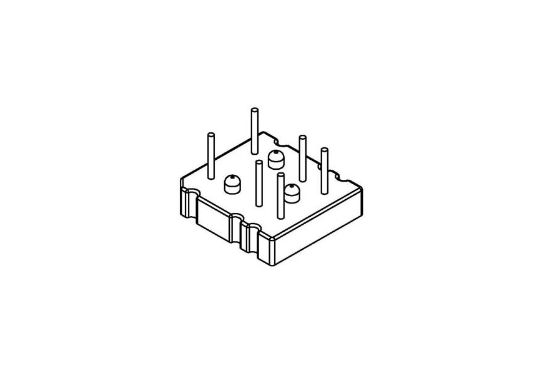 HXC-BASE 磁环 底座3+3针 BASE
