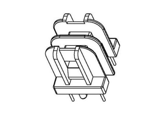UU-1005 UU10.5 卧式双槽2+2带凸点 排距13.0脚距10.0