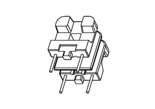 UU-9.8-4 UU9.8卧式双槽2+2排距8.5脚距7.5