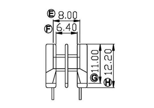 UU-902 UU9.8卧式双槽2+2排距8.2脚距7.0