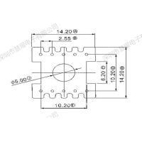 HXL--003 磁环 底座5+5针 BASE