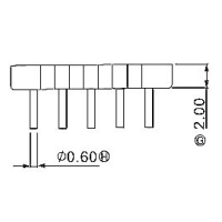 HXL-003-1 磁环 底座4+4针 BASE