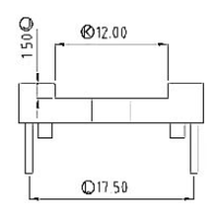 HXL-006 磁环 底座5+5针 BASE