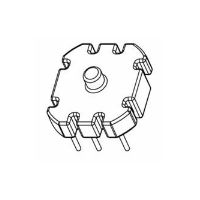HXL-21 磁环 底座 3+3针 BASE