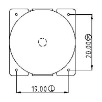 HXL-025 磁环 底座 2+2针 BASE