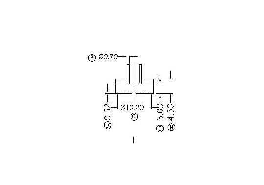 HXL-029 磁环 底座 1+1针 BASE